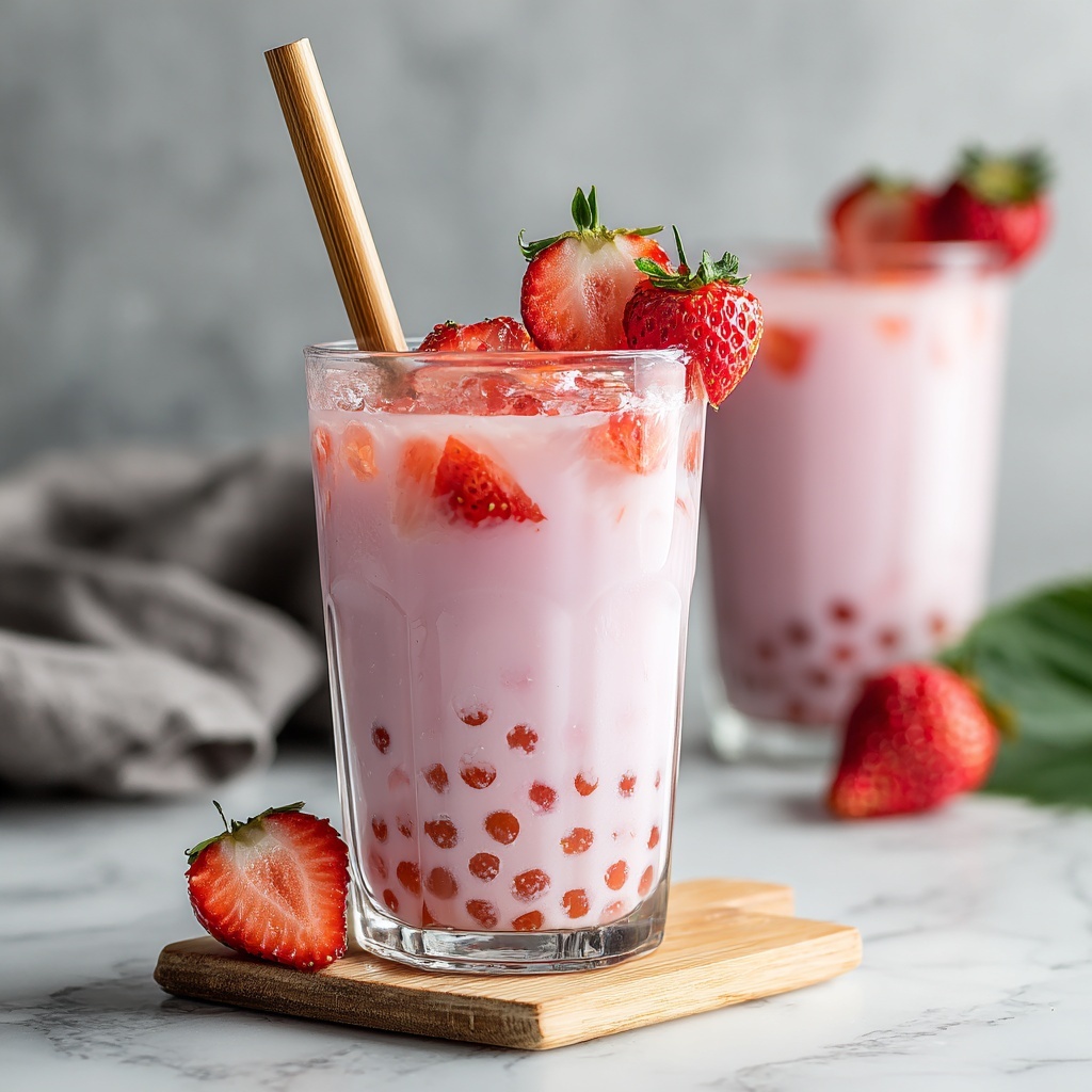 Strawberry Sago: A Refreshing Tropical Treat Recipe - Recipe Image