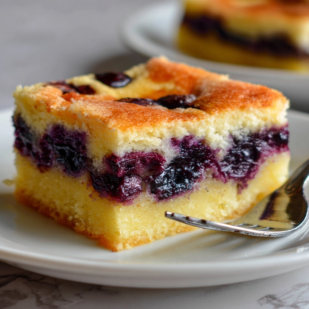 Blueberry Lemon Breakfast Cake Recipe - Recipe Image