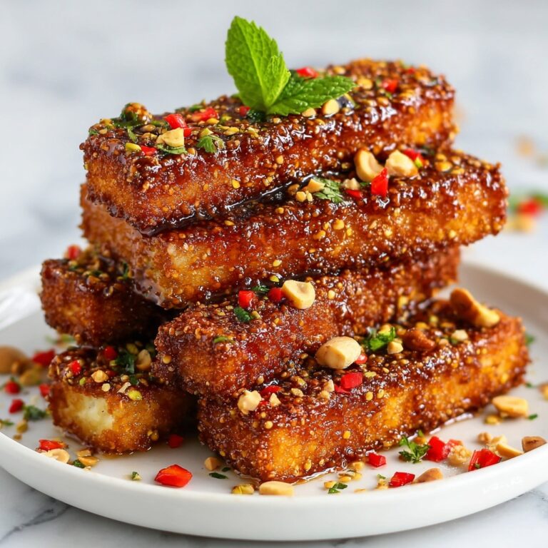 Crispy Swicy Pistachio Halloumi with Lime Glaze Recipe