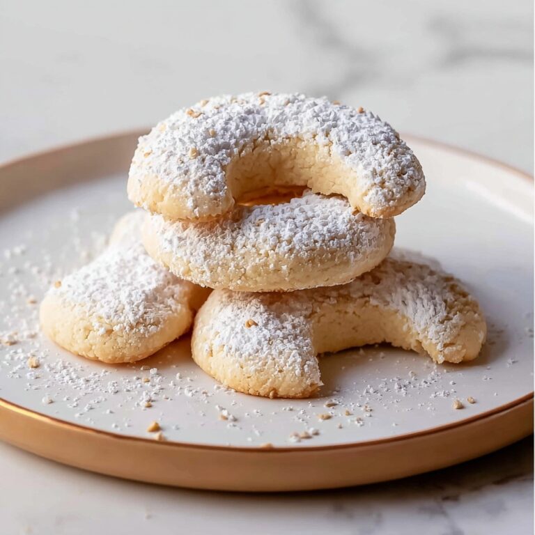 Almond Crescent Cookies Recipe