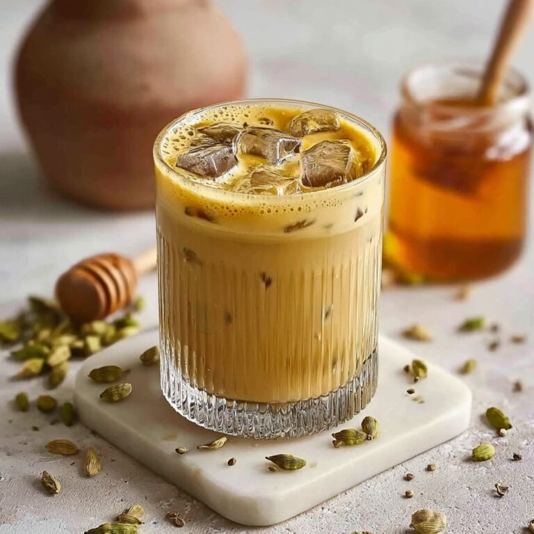 Cardamom Honey Iced Latte Recipe