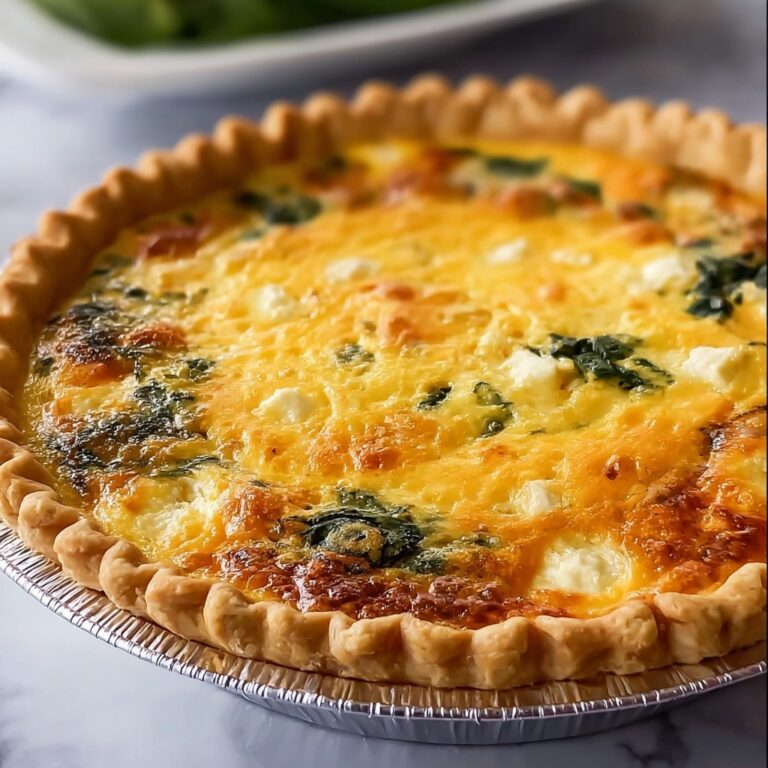 Ricotta Spinach Quiche Recipe