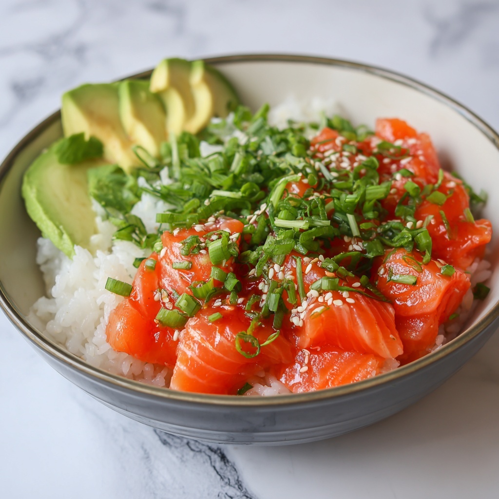 Crispy Salmon and Rice Bowl: A Quick, Healthy, and Customizable Meal Recipe - Recipe Image