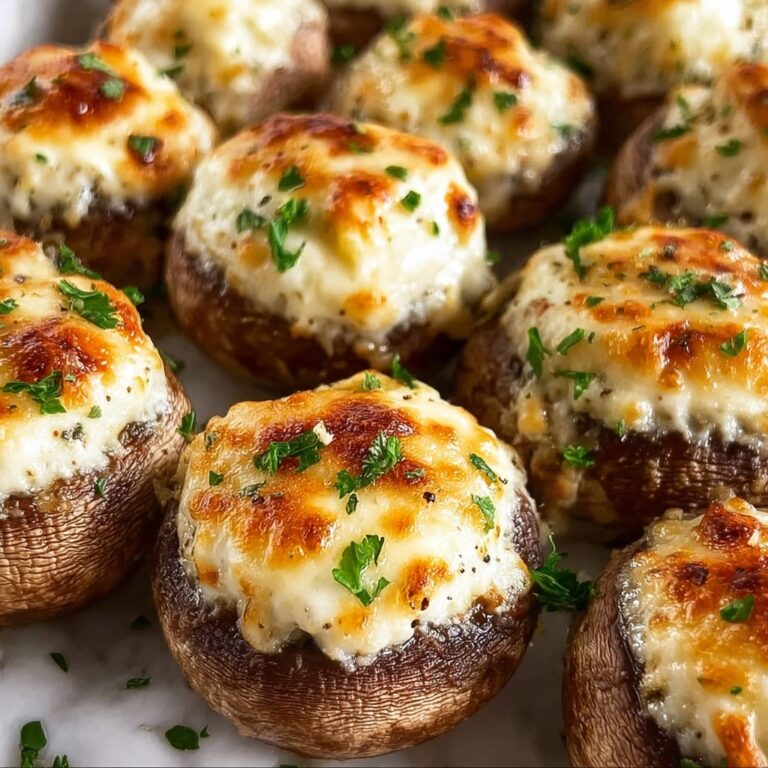 Garlic Parmesan Stuffed Mushrooms Recipe