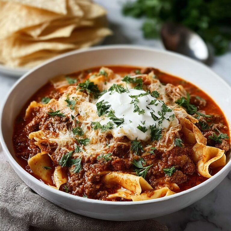 Crockpot Lasagna Soup Recipe