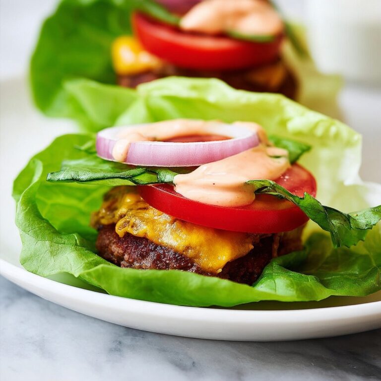Cheeseburger Lettuce Wraps Recipe