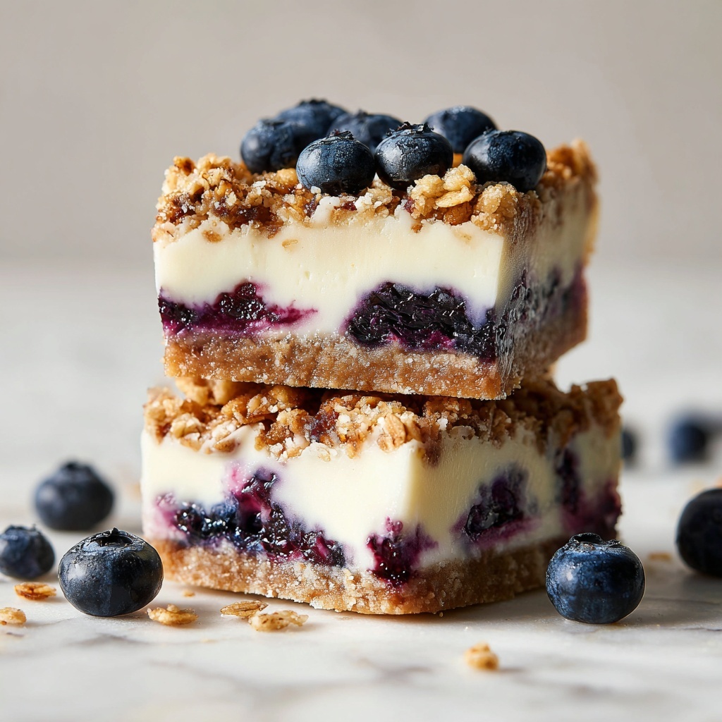 Blueberry Fudge with Oatmeal Topping Recipe - Recipe Image