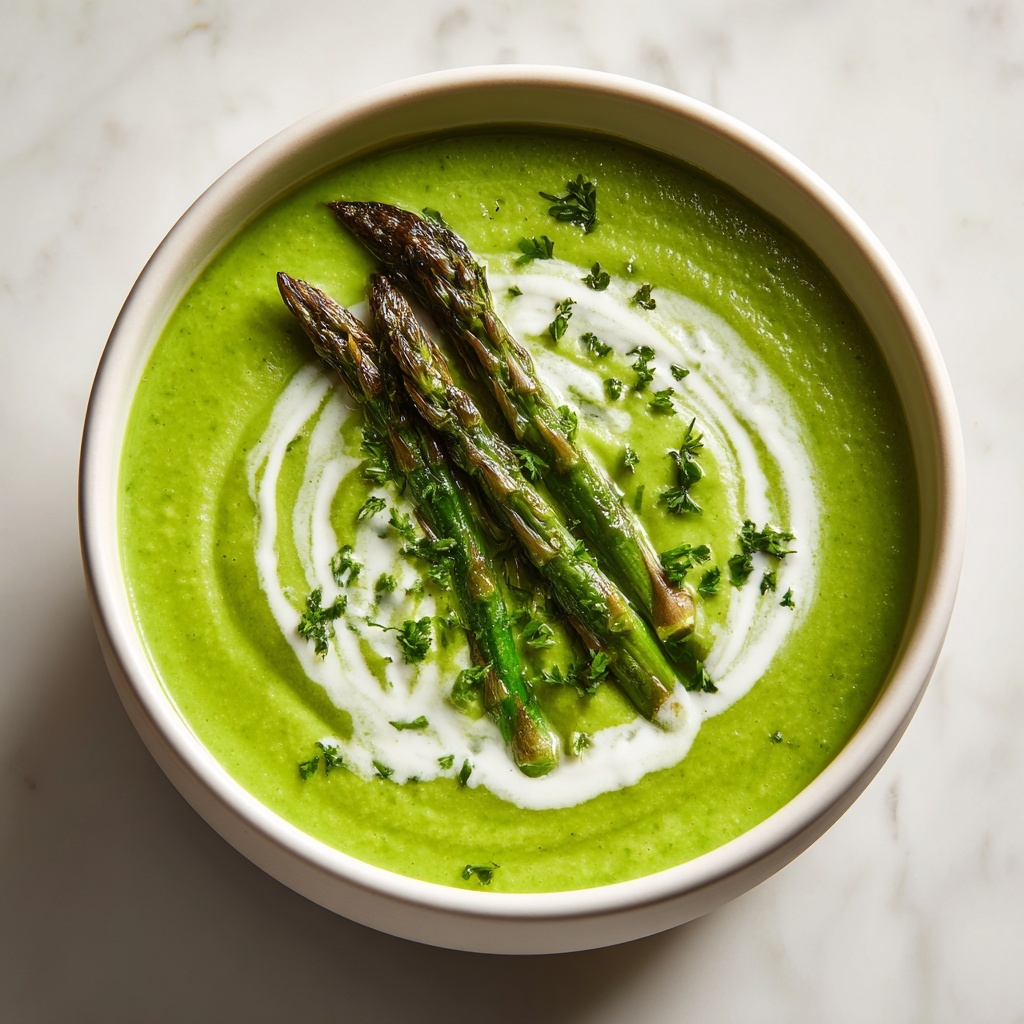 Fresh Asparagus Soup: 5 Wholesome Benefits to Savor Recipe - Recipe Image