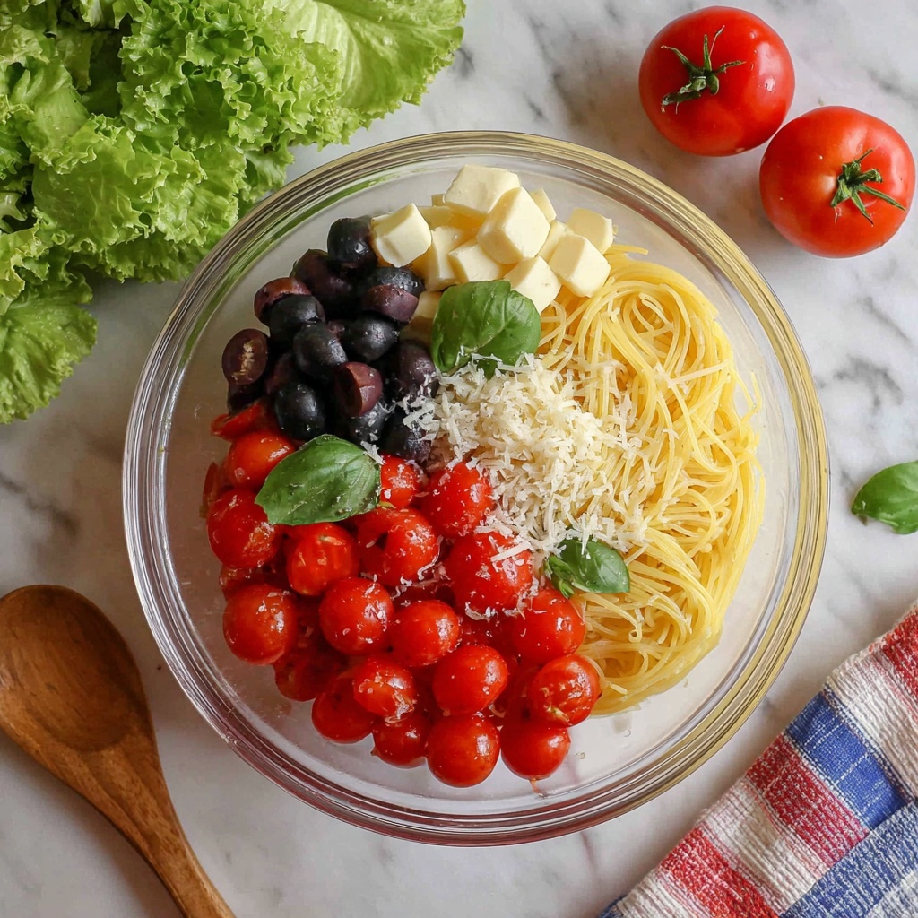 Classic Spaghetti Pasta Salad: A Fresh Twist on Summer Plates Recipe - Recipe Image