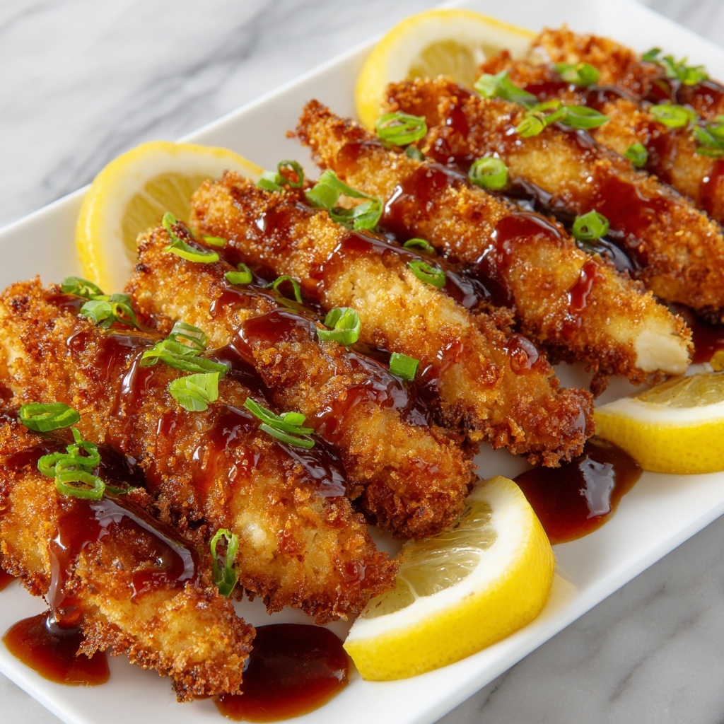 Asian Glazed Chicken Fingers Recipe - Recipe Image