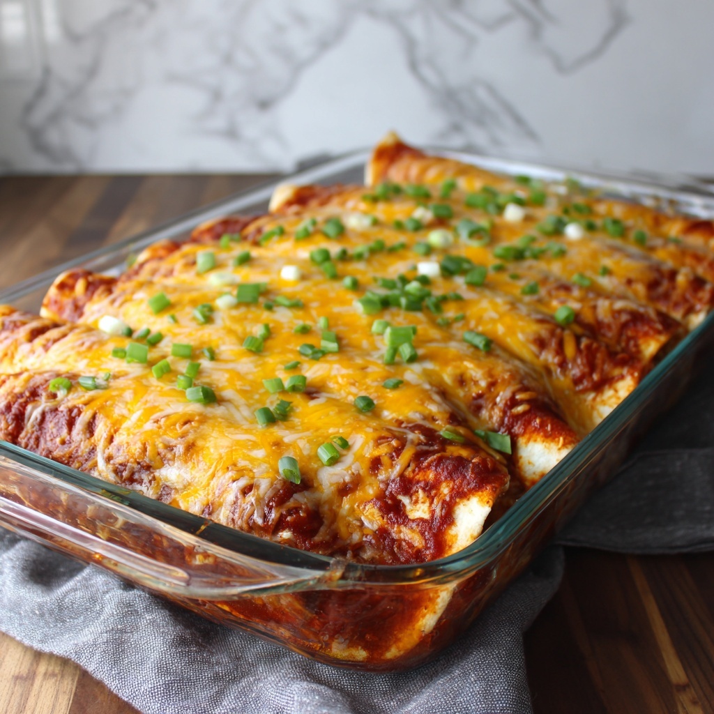 Cream Cheese Beef Enchiladas Recipe - Recipe Image